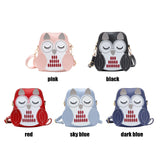 3D Owl Kids Messenger Bag Multicolor Small Handbags