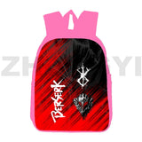Berserk Guts Backpack Teenagers Zodd Schoolbag Pink