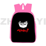 Berserk Guts Backpack Teenagers Zodd Schoolbag Pink