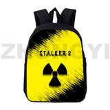 Anime S.T.A.L.K.E.R. 2 Backpack Cartoon Bookbag Stalker 2 12 inch Schoolbag