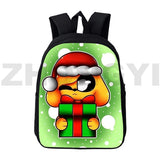 3D Print Cartoon Mikecrack Backpack 12/16 Inch Los Compas Bag Teenagers