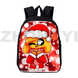 3D Print Cartoon Mikecrack Backpack 12/16 Inch Los Compas Bag Teenagers