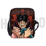 3D Print Jujutsu Kaisen Anime Handbag Women Makeup Bag Men Zipper Crossbody Bag
