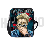 3D Print Jujutsu Kaisen Anime Handbag Women Makeup Bag Men Zipper Crossbody Bag
