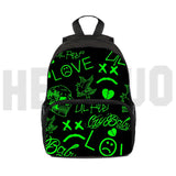 Lil Peep Backpack Waterproof Funny School Bag 16 Inch