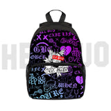 Lil Peep Backpack Waterproof Funny School Bag 16 Inch