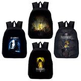 3D Print Little Nightmares 2 Backpack Children School Bags Teenages Daily Knapsa