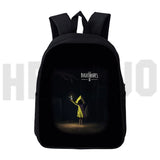 3D Print Little Nightmares 2 Backpack Children School Bags Teenages Daily Knapsa