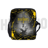 3D Print Little Nightmares 2 Shoulder Bags Women Zipper Canvas Handbag