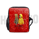3D Print Little Nightmares 2 Shoulder Bags Women Zipper Canvas Handbag