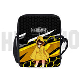 3D Print Little Nightmares 2 Shoulder Bags Women Zipper Canvas Handbag