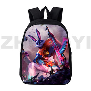 3D Printed Fire Garena Game Backpacks 12/16 Inch Anime School Bags