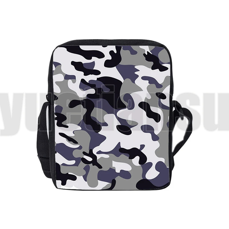 3D Printed Camouflage Shoulder Bag Crossbody Bag Army Green
