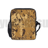 3D Printed Camouflage Shoulder Bag Crossbody Bag Army Green