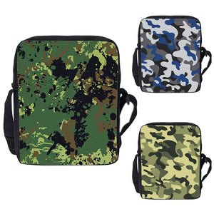 3D Printed Camouflage Shoulder Bag Crossbody Bag Army Green