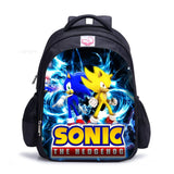 3D SONIC RACING Children Backpack 16inch Schoolbag Kids Cartoon Mochila Escolar