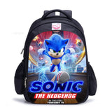 3D SONIC RACING Children Backpack 16inch Schoolbag Kids Cartoon Mochila Escolar