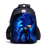 3D SONIC RACING Children Backpack 16inch Schoolbag Kids Cartoon Mochila Escolar