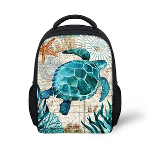 3D Sea Turtle Mini School Bags For Kids Childern's Bag