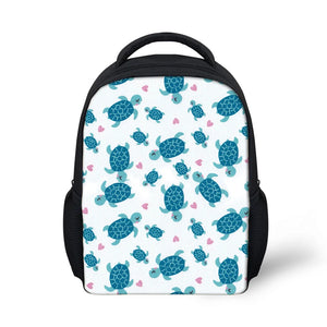 3D Sea Turtle Mini School Bags For Kids Childern's Bag
