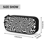 3D Stereo Vision Pen Box Zipper Bag Student School Anime