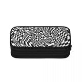 3D Stereo Vision Pen Box Zipper Bag Student School Anime