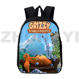 Grizzy and The Lemmings Backpack for Girls 12/16 Inch Laptop Bag