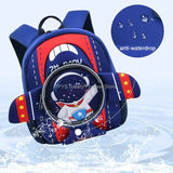 3D Waterproof Backpack For Kindergarten Boys & Girls
