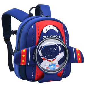 3D Waterproof Backpack For Kindergarten Boys & Girls