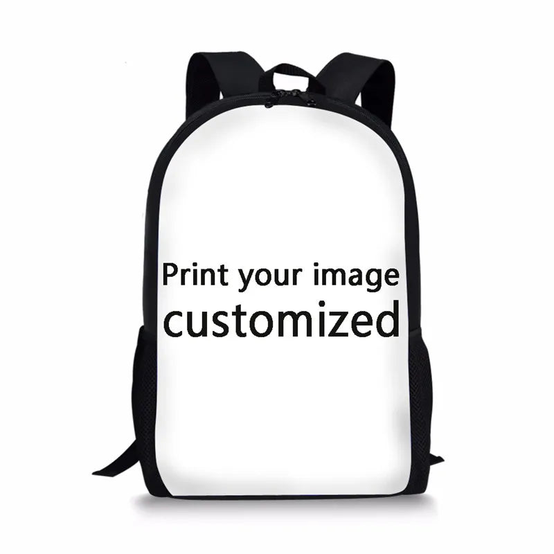 3D Wolf Print Schoolbags for Boys Girls Primary Student Bookbags Kids School Bag