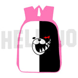 Danganronpa Monokuma Backpack 16 Inch Pink for School Girls