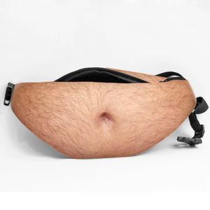 3D Dadbag Belly Pockets Waist Bag Novelty Men Fanny Pack