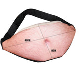 3D Dadbag Belly Pockets Waist Bag Novelty Men Fanny Pack
