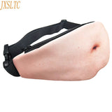 3D Dadbag Belly Pockets Waist Bag Novelty Men Fanny Pack