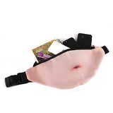 3D Dadbag Belly Pockets Waist Bag Novelty Men Fanny Pack