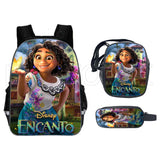 3PCS Encanto Kids School Bags 16in Mirabel Prints Backpack