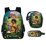 3PCS Encanto Kids School Bags 16in Mirabel Prints Backpack
