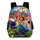 3PCS Encanto Kids School Bags 16in Mirabel Prints Backpack