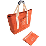 3PCS Travel Waterproof Tote Bag Canvas HandBag