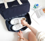 3PCS Travel Waterproof Tote Bag Canvas HandBag