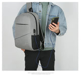 3Pcs College School Backpack for Men Canvas Travel Laptop Backpacks
