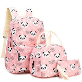 3Pcs Girls School Backpacks Unicorn Bookbags Set Lightweight Kids Travel Bag