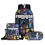 3Pcs/Set School Bag For Boys Girls Movie Cartoon Backpack Children School Set Sc