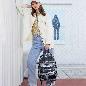 3Pcs/Set Casual Daypacks Charging Port Oxford Cloth Backpack