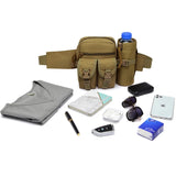 3Pcs Outdoor Waist Bag Set Waterproof Molle Camouflage Hiking Pack
