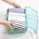 3SETS Nylon Packing Cube Travel Bag System 7 Pieces Large Capacity Clothing Sort