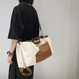 Canvas Backpack Shoulder Bag High-capacity Travel Bag