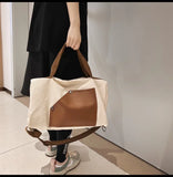 Canvas Casual Travel Handbag Backpack High-capacity Book Bag