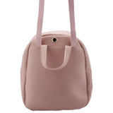 Small Leather Backpack with Bow, Ladies Wallet