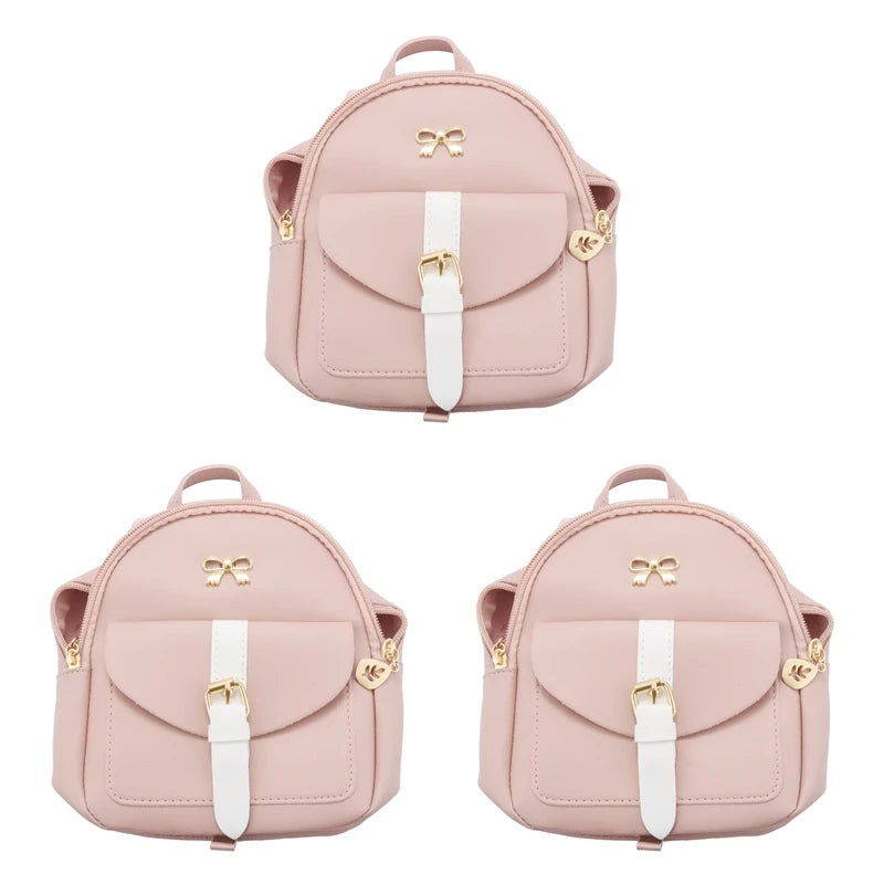 Mini Backpack Small Diagonal Bag Bow Backpack Ladies Wallet